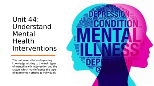 Understand Mental Health Interventions