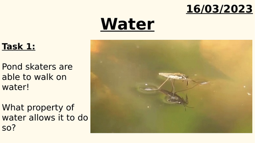 AQA A LEVEL BIOLOGY - WATER