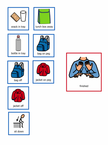 Morning Routine (Boardmaker Resource)