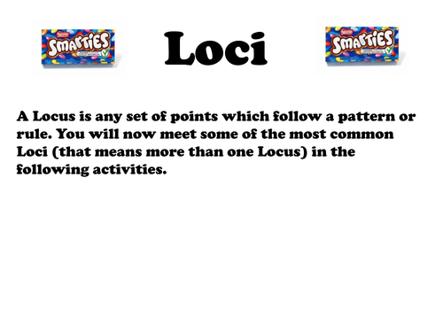 Introducing Loci
