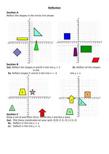 Reflection worksheet