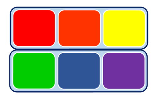 Colour sort tray insert