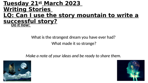 Creative Writing using Story Mountain KS2