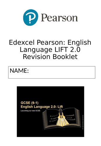 EDEXCEL PEARSON LIFT 2.0 English Language Paper 1 Non-Fiction