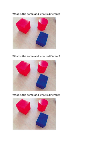 Y2 3D shape sorting - AGD TAF statements