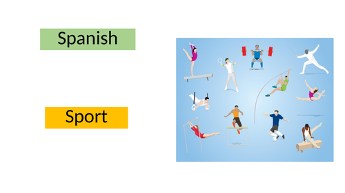 Spanish - Sport (including football vocab)