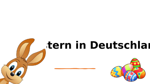 Ostern in Deutschland - Presentation