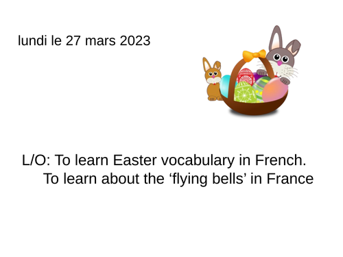 FRENCH - EASTER POWERPOINT