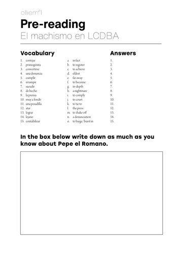 El machismo en LCDBA (Pepe el Romano)