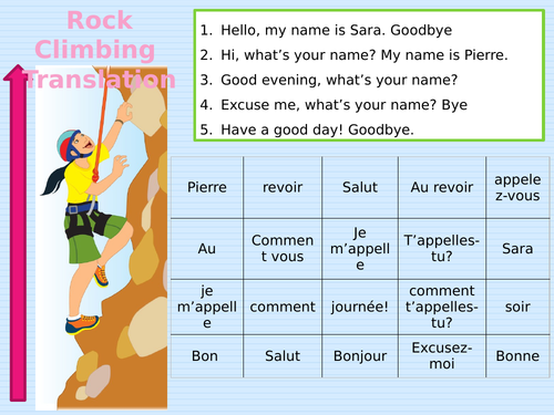 Rock Climbing Retrieval Practice Starter