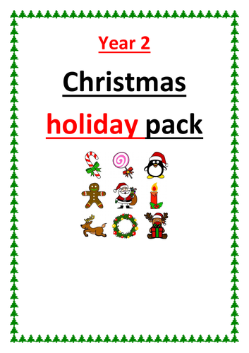 7+ and 8+ Christmas pack for English, Maths and Reasoning booklet