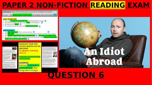 EDUQAS GCSE English Language Paper 2 Q6: An Idiot Abroad (HOSTAGE)