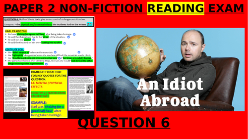 EDUQAS GCSE English Language Paper 2 Q6: An Idiot Abroad