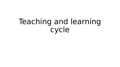 Revisit and Review - Teaching and learning Cycle prompt CPD