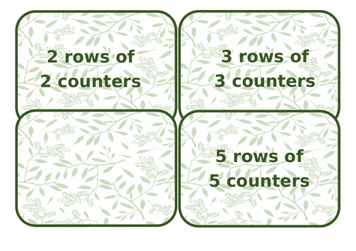 Array prompt cards year 1