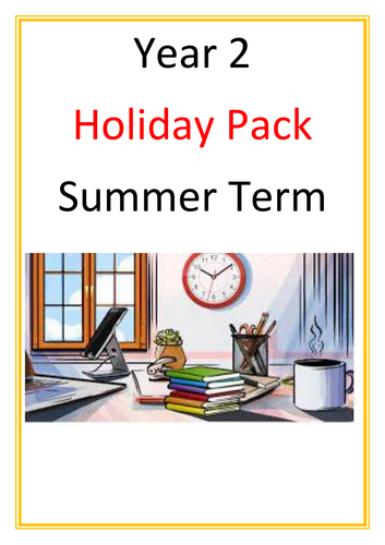 Summer holiday year 2 pack English and Maths 7+ and 8+
