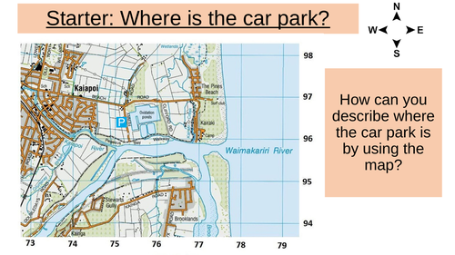 KS3 Geography - Four Figure Grid References | Teaching Resources