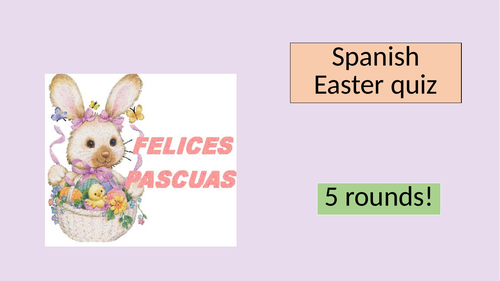 Spanish Easter Quiz