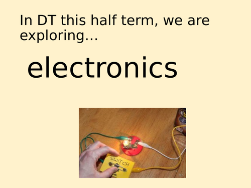 Electronics wire loop game Design and Technology