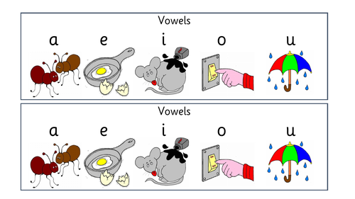 Vowel Card