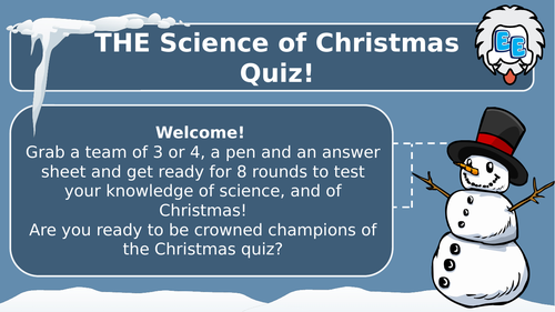 THE Ultimate Science of Christmas Quiz