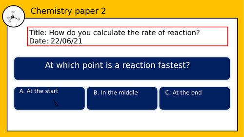 GCSE Chemistry: Calculating the rate of reaction