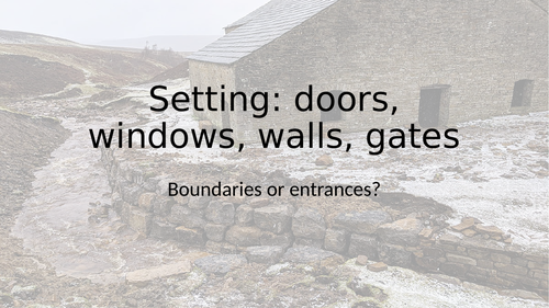 Lesson 13 on boundaries in Wuthering Heights