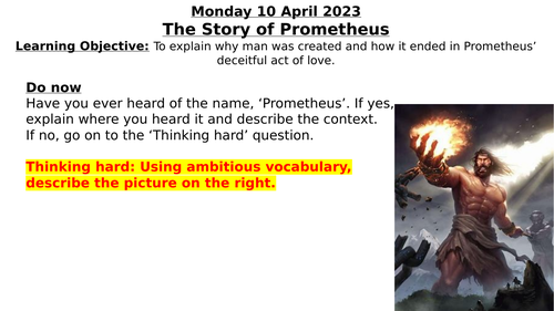 The Story of Prometheus