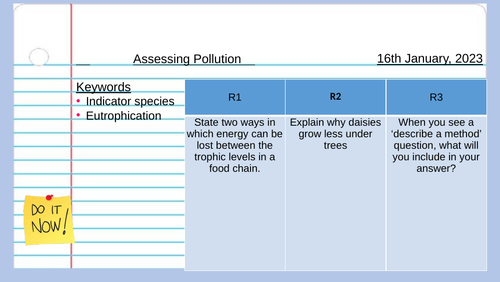 Assessing Pollution