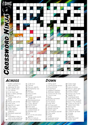 Crossword Ninja - Series 4 - No.1