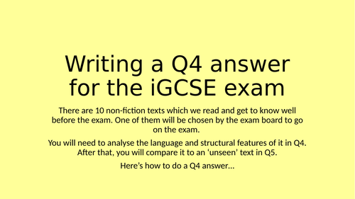 Edexcel iGCSE Q4 task