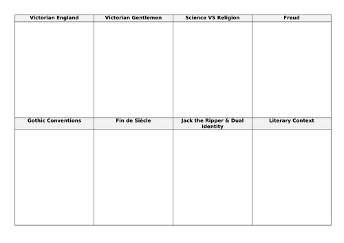Jekyll and Hyde Context Grid