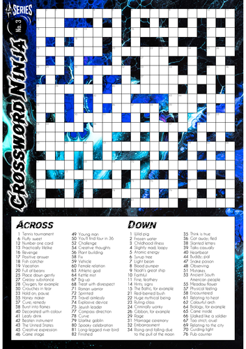 Crossword Ninja - Series 4 - No.3