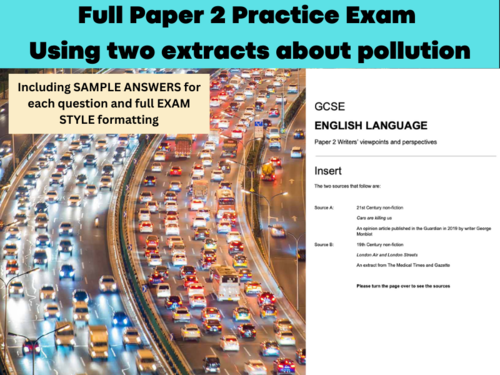 Paper 2 Practice Exam -- Pollution