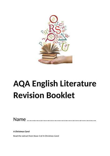 AQA English Literature Revision booklet - extracts and key quotes