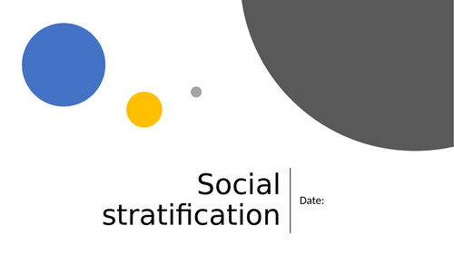 AQA A-Level PE Society on Sport and Sport on Society - Lesson 5 Social Stratification