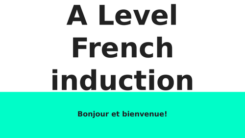 A level French Patrimoine introduction