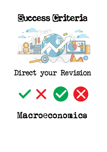 AQA Economics - Macro Checklist