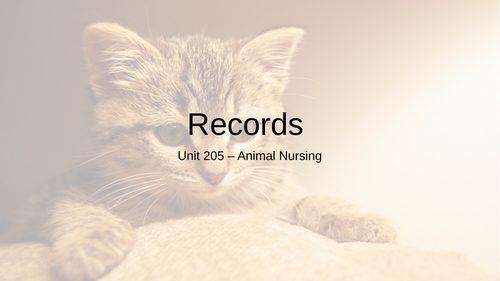 Animal Health Records
