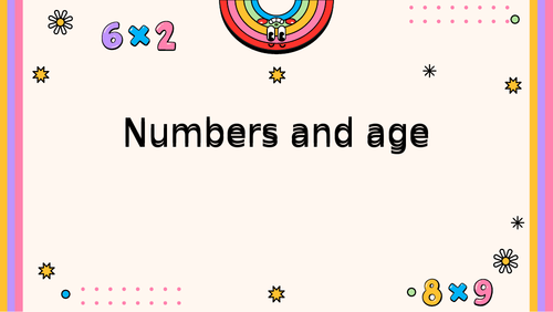 Numbers and age