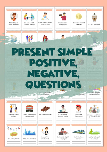 Present Simple Positive, Negative, Questions