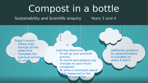 Compost In a  Bottle - Science Lesson