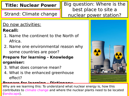 Where is the best place to site a nuclear power station.