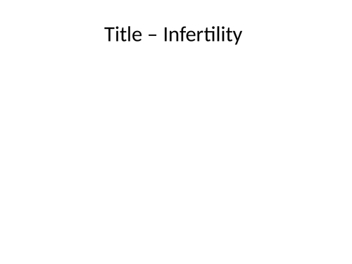 GCSE IVF Fertility AQA Biology