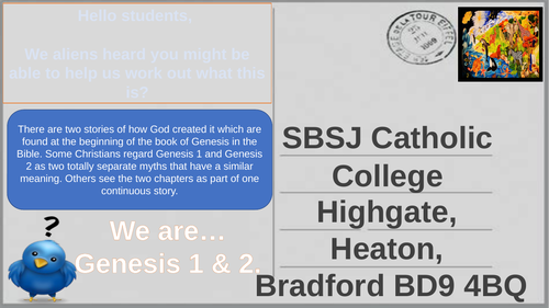 EDUQAS WJEC RS ROUTE B ORIGINS & MEANINGS - Genesis 1& 2 - Nature of God