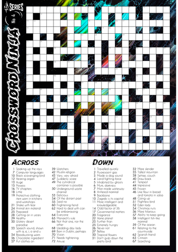 Crossword Ninja - Series 4 - No.4