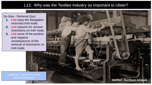 Textiles Industry Ulster