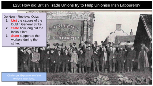 Irish Workers British Trade Unions