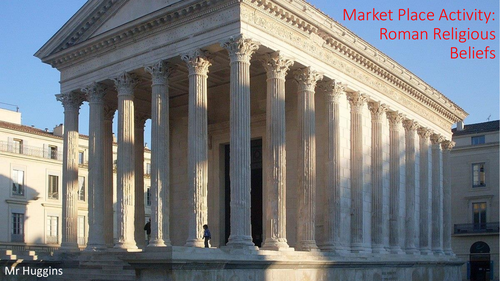 Market Place Activity: Roman Religious Beliefs
