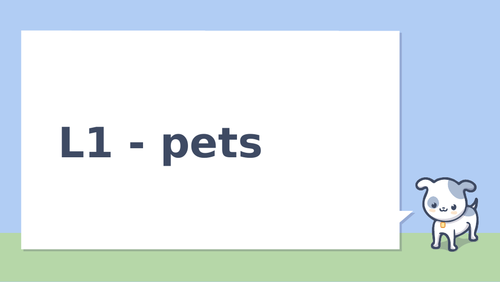 Pets in Spanish